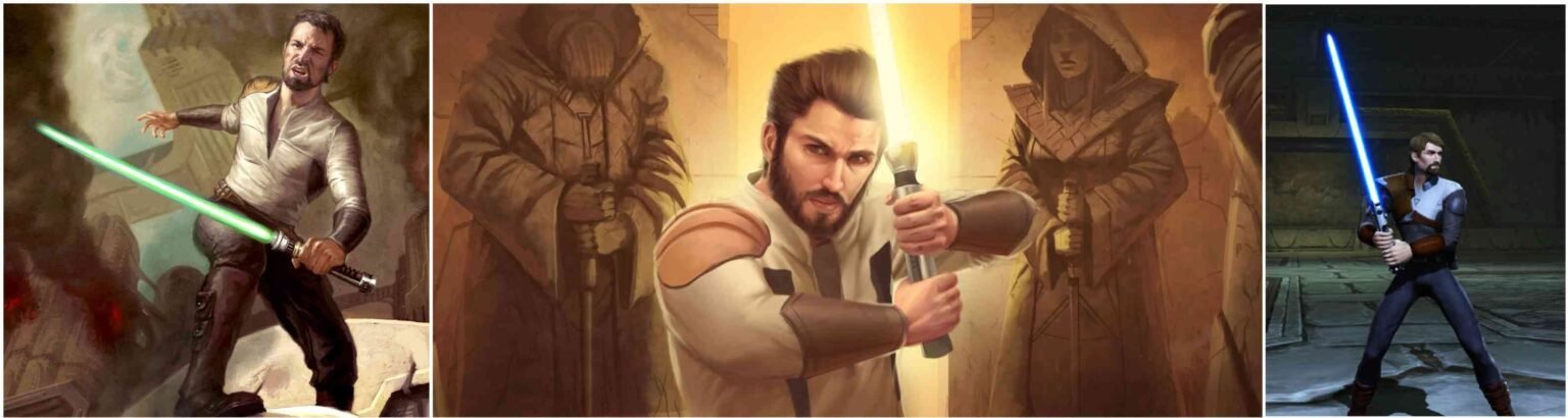 Kyle Katarn’s all Lightsabers: green, yellow and blue