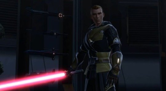 Berusal from Scions of Zakuul with his pink lightsaber
