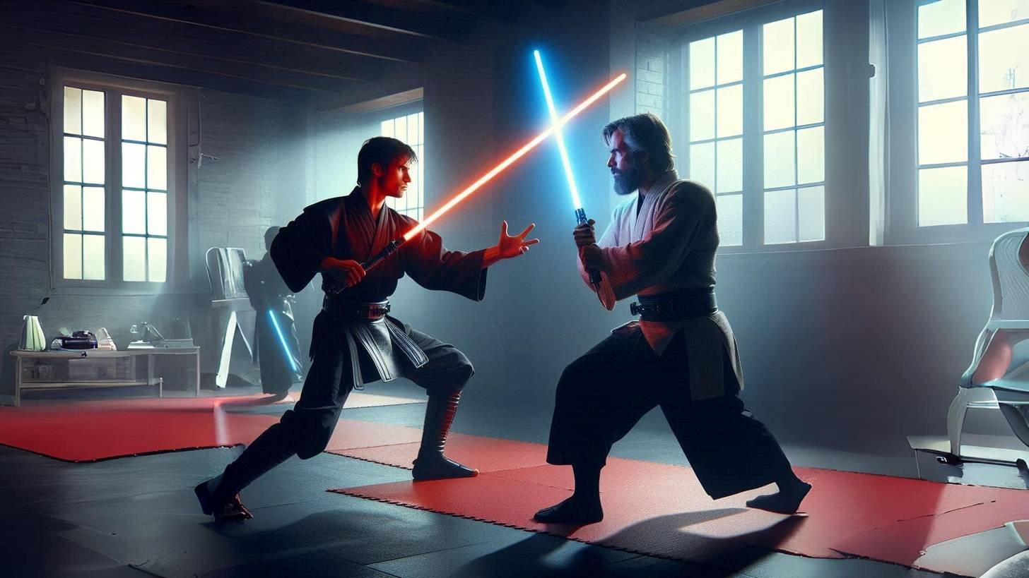 lightsaber combat as a martial art
