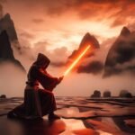 the meaning and the users of the orange lightsaber