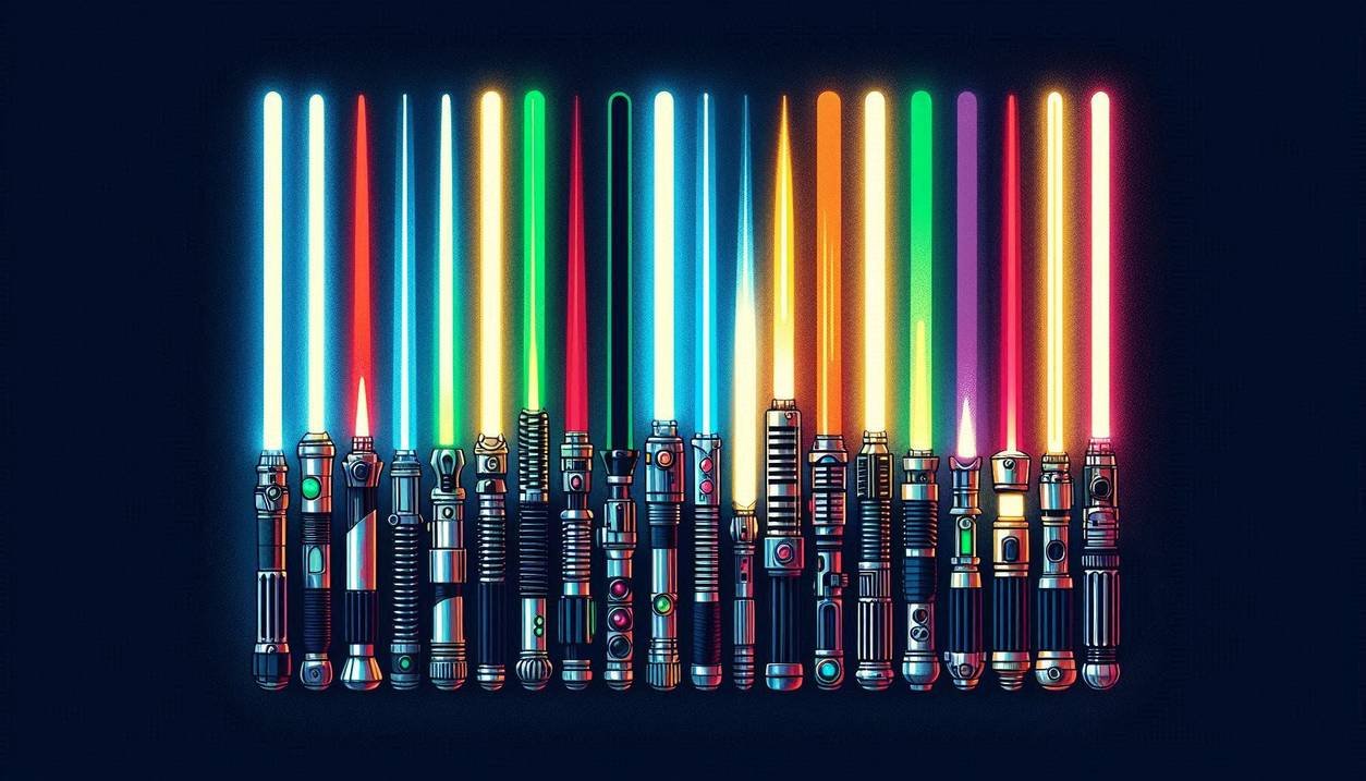 All lightsaber Color Meanings