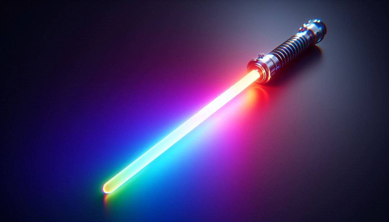 Rainbow lightsaber meaning and history